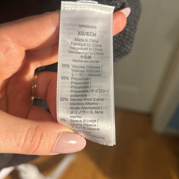 BNWT Madewell Colour Blocking Wool Blend Sweater - Picture 7 of 7